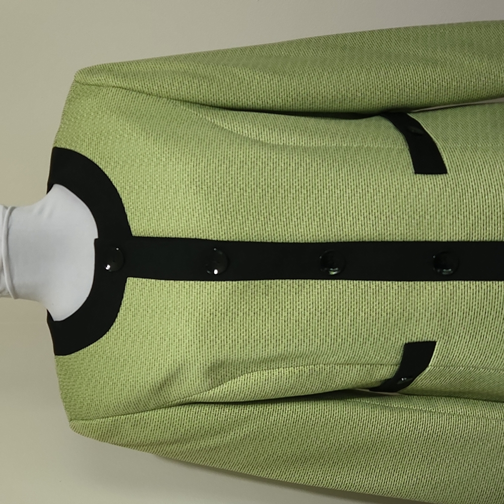 Kasper Separates - Lime Green/Black Fully Lined B… - image 2